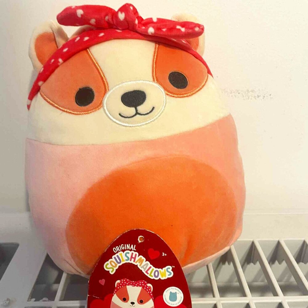 Squishmallows Val Rostam Badger 8" Plush Toy